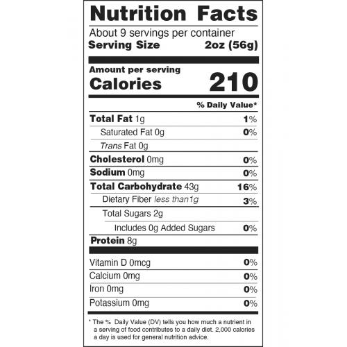 Nutrition facts