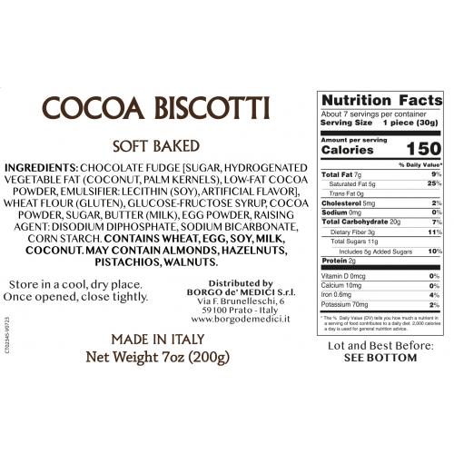 Chocolate Soft Baked Biscotti In Box