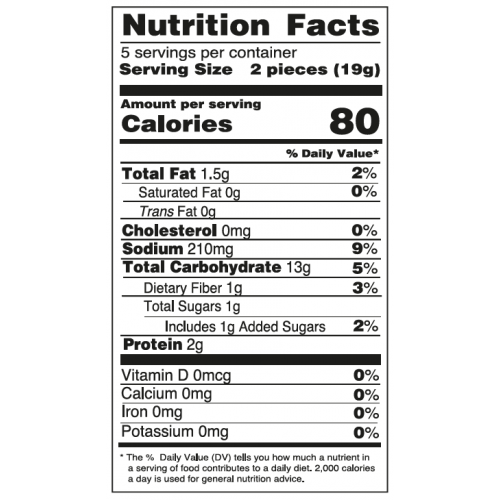 nutrition facts 