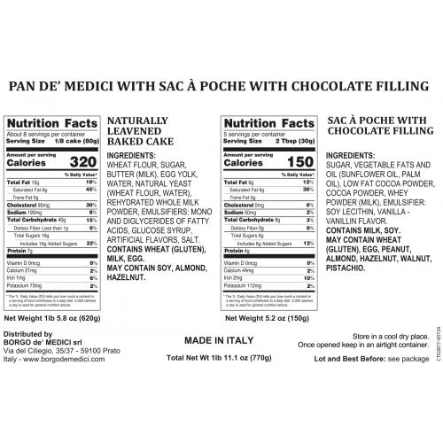 Pan de' Medici with Chocolate cream