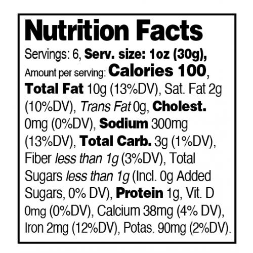 Nutrition facts