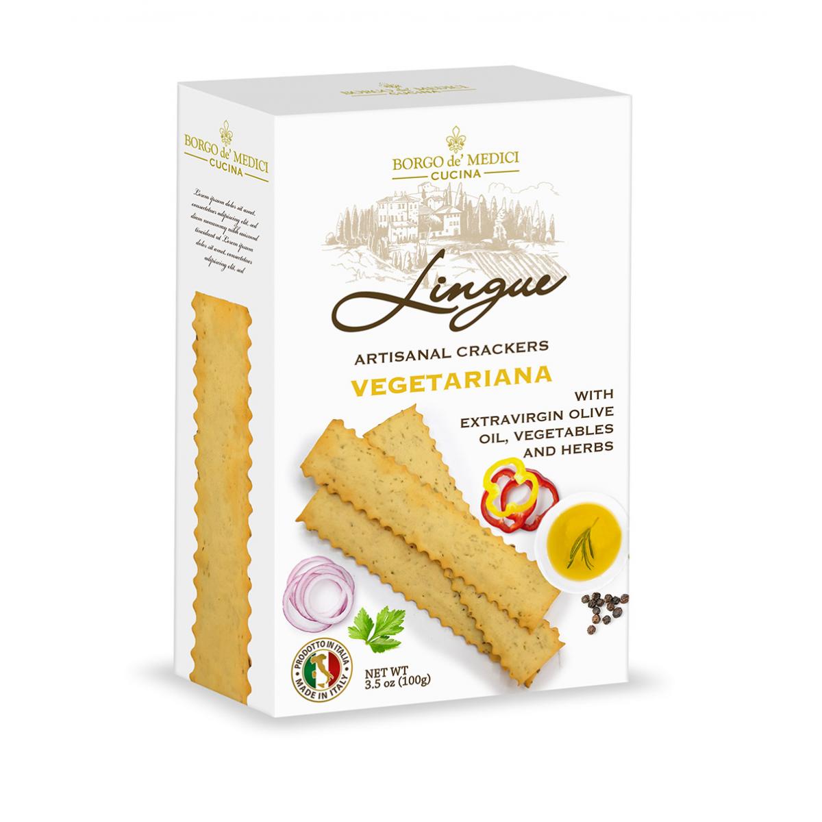 Lingue Vegetariane Tuscan Flatbread with Vegetables 1