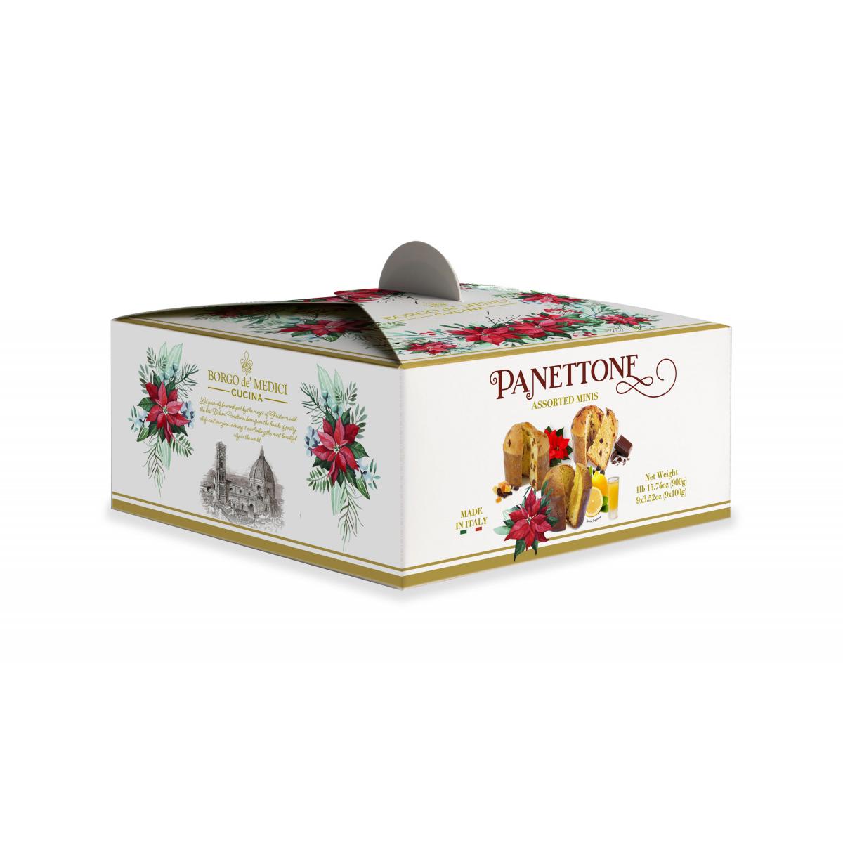 Assortment Of 9 Minis Panettone Borgo de' Medici