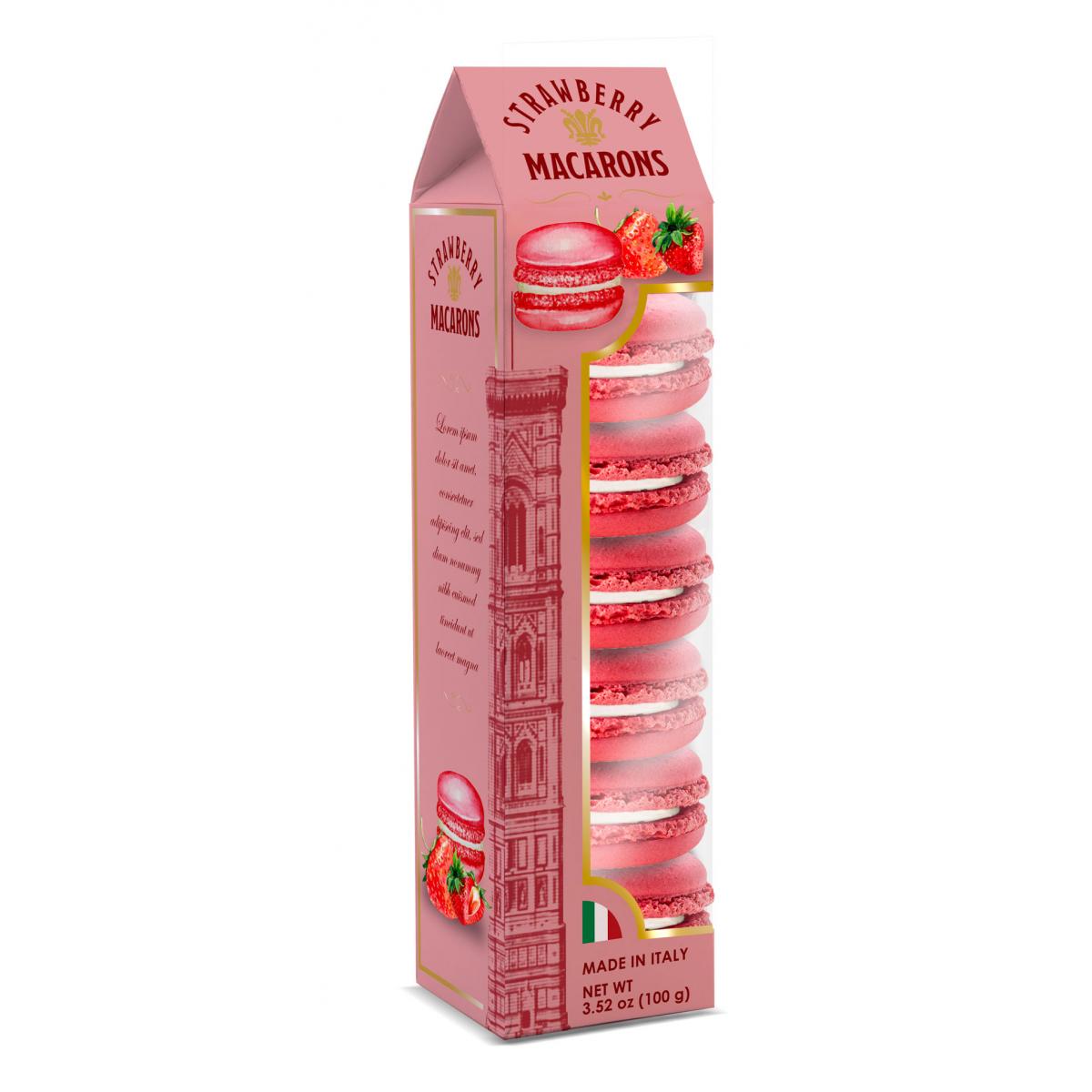 Strawberry Macarons 1