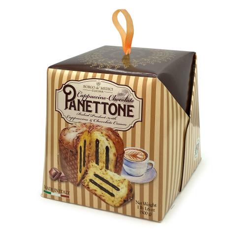 CAPPUCCINO-CHOCOLATE FLORENTINE PANETTONE
