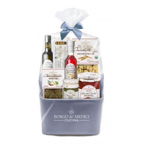 Large Savoury Canvas Basket Borgo de' Medici