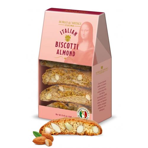 Almond biscotti in box